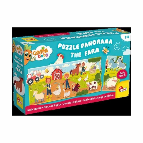 Lisciani Puzzle Carotina Baby Puzzle panorama - Farma