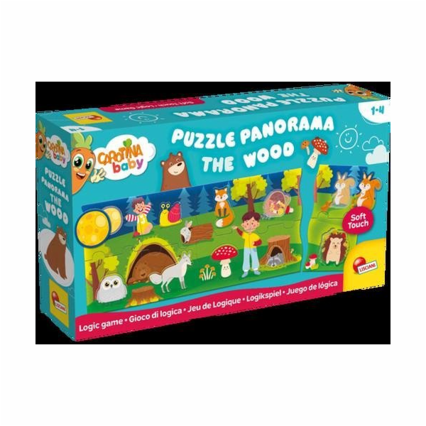 Lisciani Panoramatické puzzle Carotina Baby Puzzle - Les