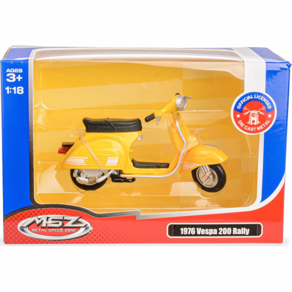 Daffi Skútr MSZ 1:18 1976 VESPA 200 Rally Yellow