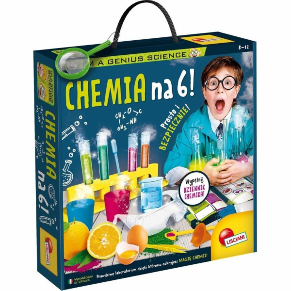 Lisciani Jsem geniální sada pro chemii pro 6 dětí!