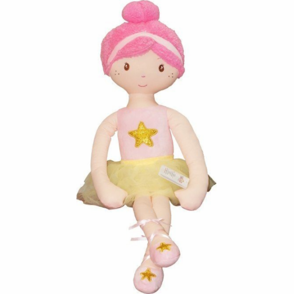 TULILO Růžová balerína panenka 70 cm