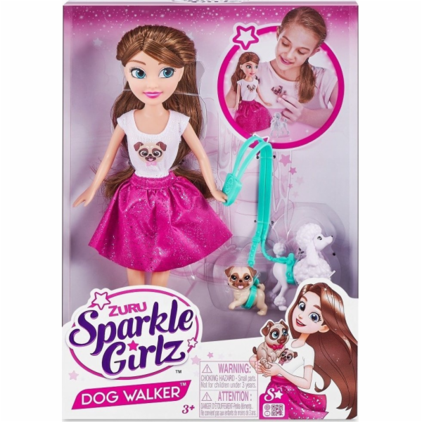 ZURU Sparkle Girlz Sada pro venčení psa pro panenky o vel...