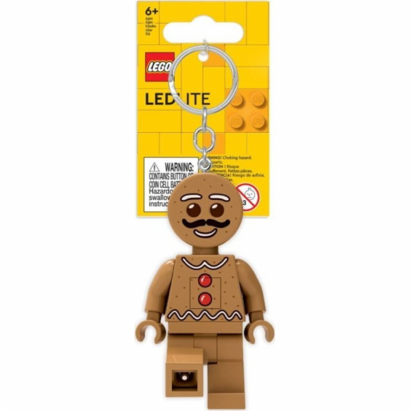 LEGO Přívěsek na klíče s baterkou ve tvaru perníkové chal...