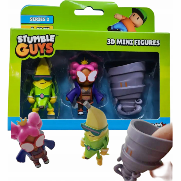 Dante Balení figurek Stumble Guys v okenní krabici se 3 f...