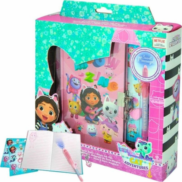 Kids Euroswan Gabiin kočičí domeček Kouzelný perový deník