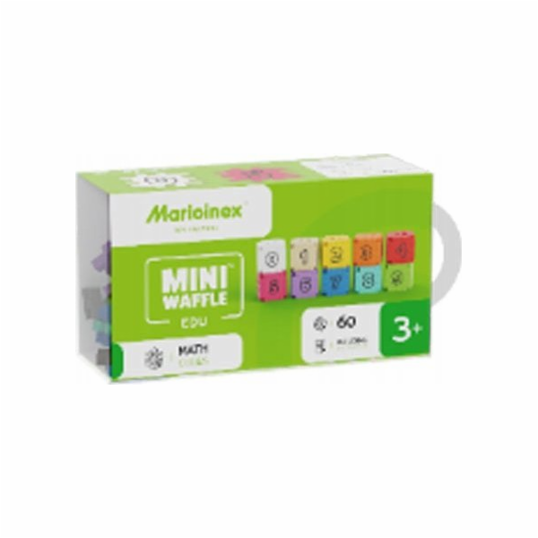 Marioinex Mini Waffle Edu bloky - Matematické kostky 60 d...