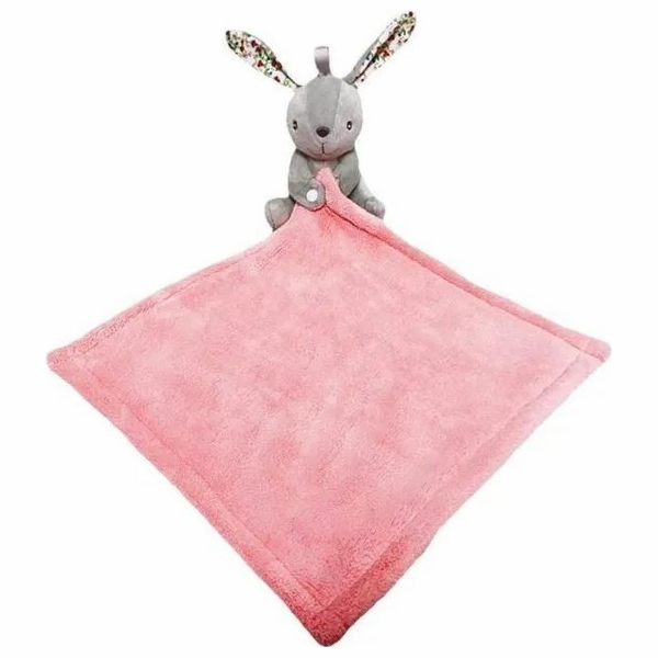 TULILO Ručník s motivem králíčka 35x35 cm růžový