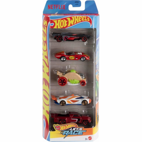 Hot Wheels Sada 5 vozidel Lets Race