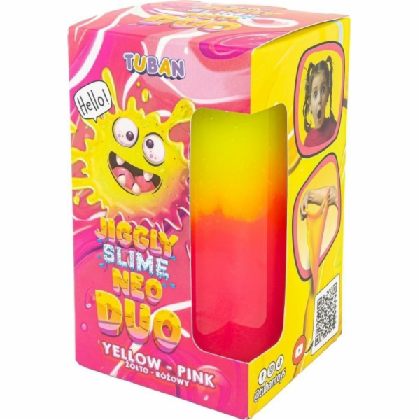 TUBAN Sliz Jiggly Neo Duo žluto-růžový 430g