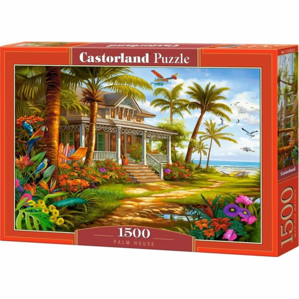 Castor 1500dílné puzzle Palmový dům