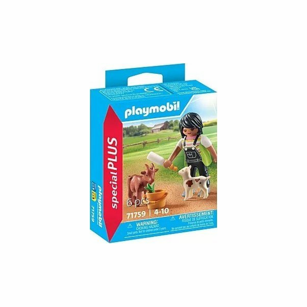 Playmobil Speciální sada Plus 71759 Dívka s kozami