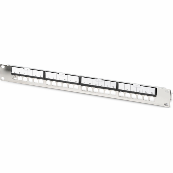 Digitus Modulární patch panel 24 portů | DN-91411-G | Bílý