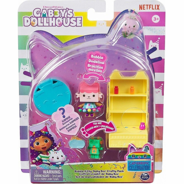 Spin Master Gabi Bobble Kit, Kočičí domeček, dětská krabička