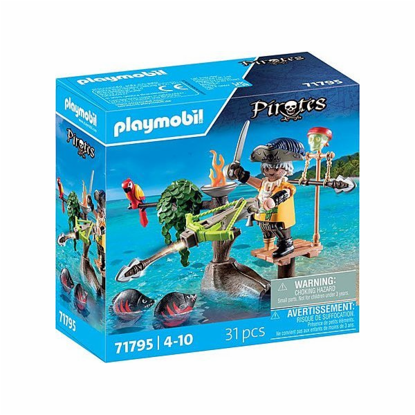 Playmobil Sada figurek pirátů 71795 Pirát s balistou