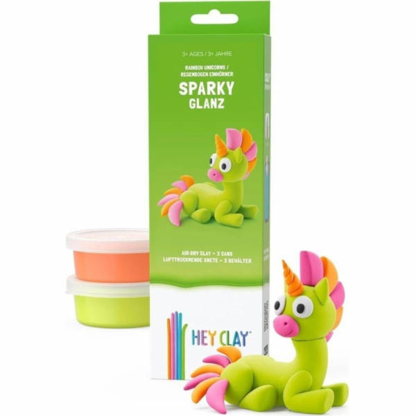 Tm Toys Plastelína JEZTROŽEC TŘPYTIVÁ 3BALENÍ CEE