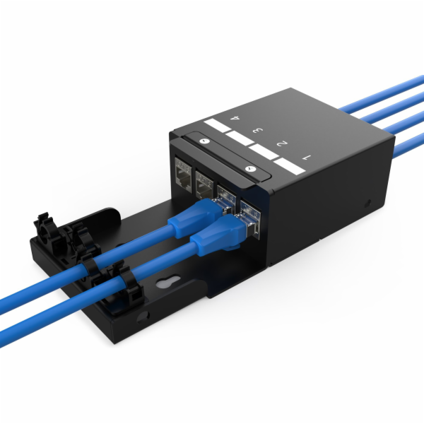 Digitus Konsolidierungspunkt-Box, 4 porty Keystone-Modul