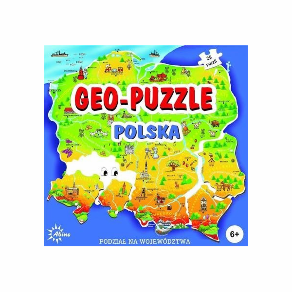 Abino Geo-Puzzle Polsko Puzzles