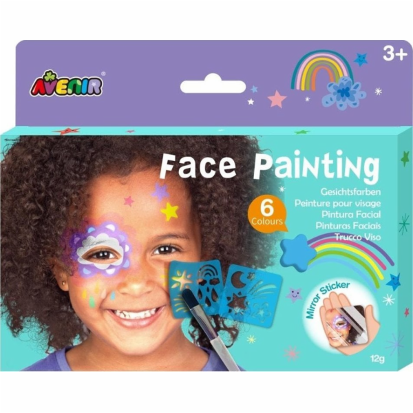 MG DYSTRYBUCJA Malování na obličej - Duha 6 barev