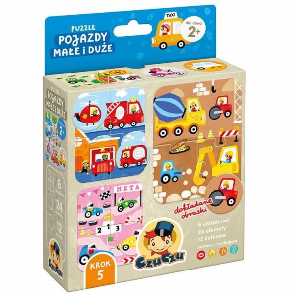 CzuCzu Puzzle Vozítka malá i velká