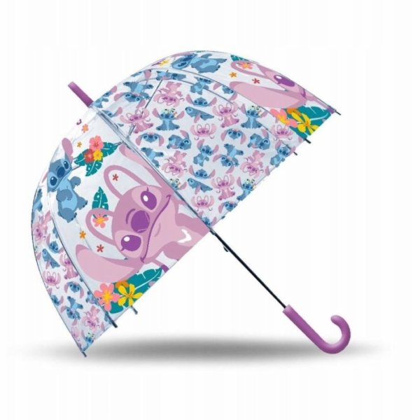 Kids Euroswan Ruční průhledný deštník 19 palců Stitch