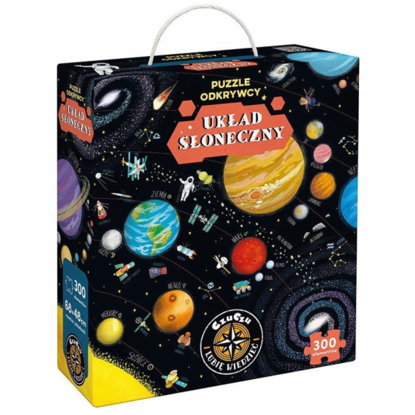 CzuCzu Puzzle Průzkumníci - Sluneční soustava 300 dílků