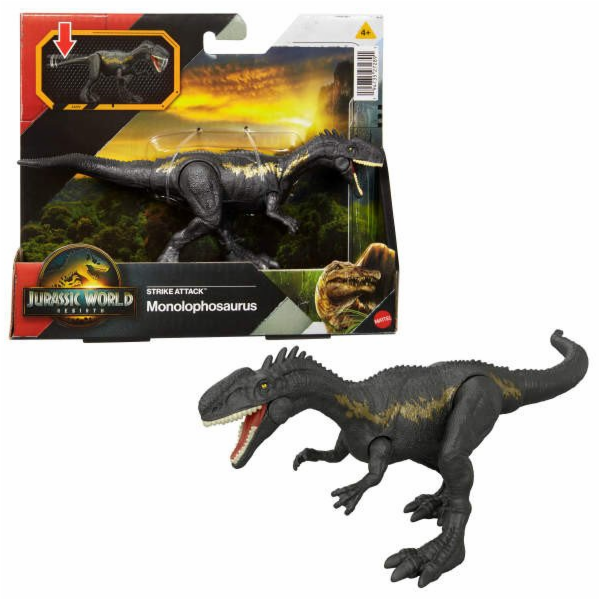 Mattel Figurka Monolophosaura z Jurského světa, znovuzrození