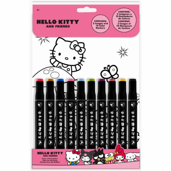 Kids Euroswan Pero na ozdobu Hello Kitty 12 ks