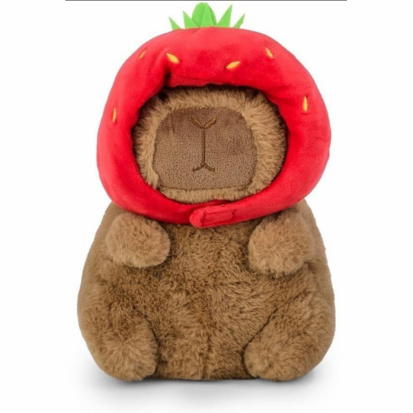 Daffi Maskot kapybara jahodový klobouk 20 cm