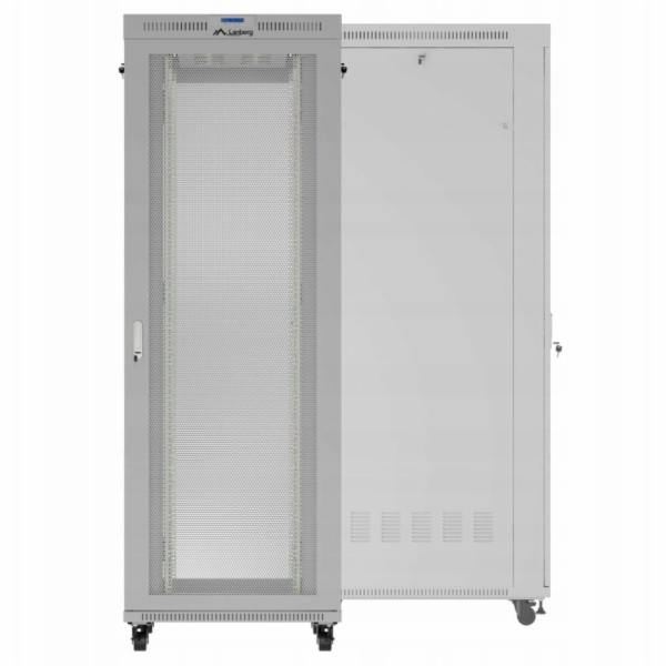 Lanberg 19" 47U 800x1200 šedá stojatá racková skříň s per...
