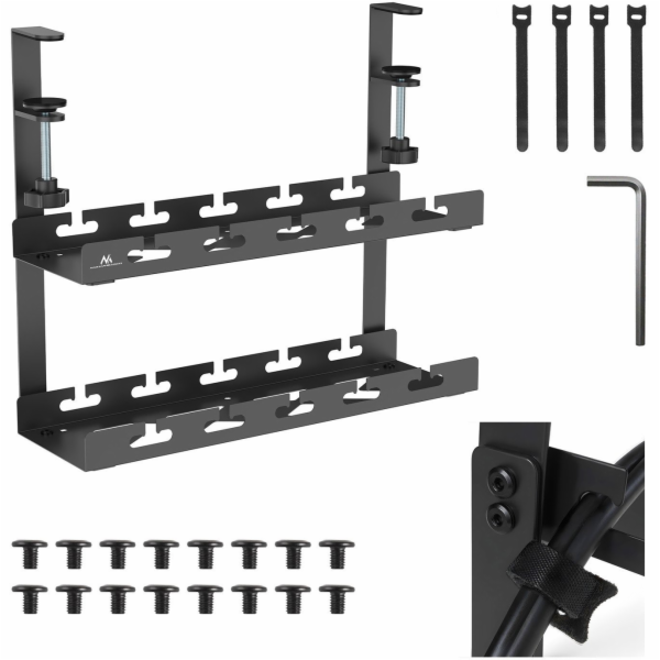Maclean Organizér kabelů pod stůl MC-104 B