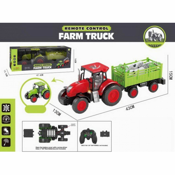 Madej R/C traktor s přívěsem, lehký