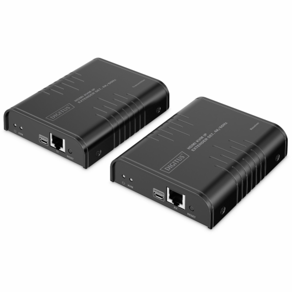 Digitus HDMI KVM IP Extender Set (schwarz, 4K/60Hz)