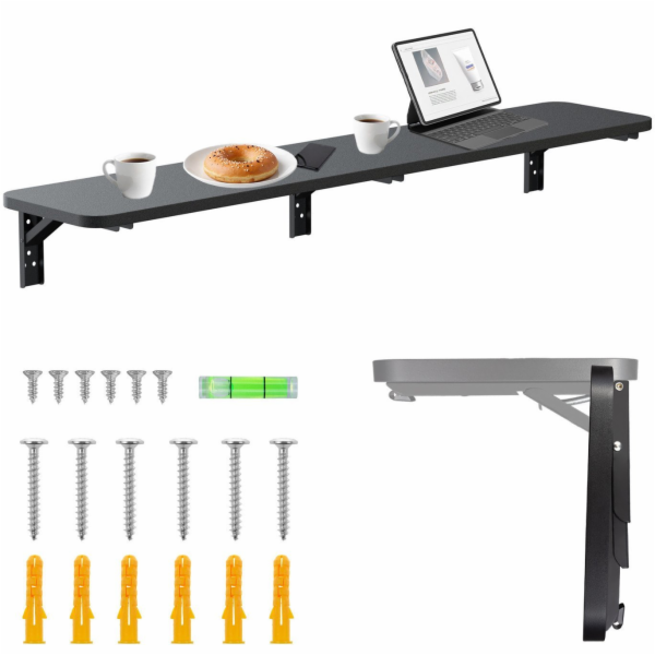 Maclean Skládací police MC-129 B 100x20 cm