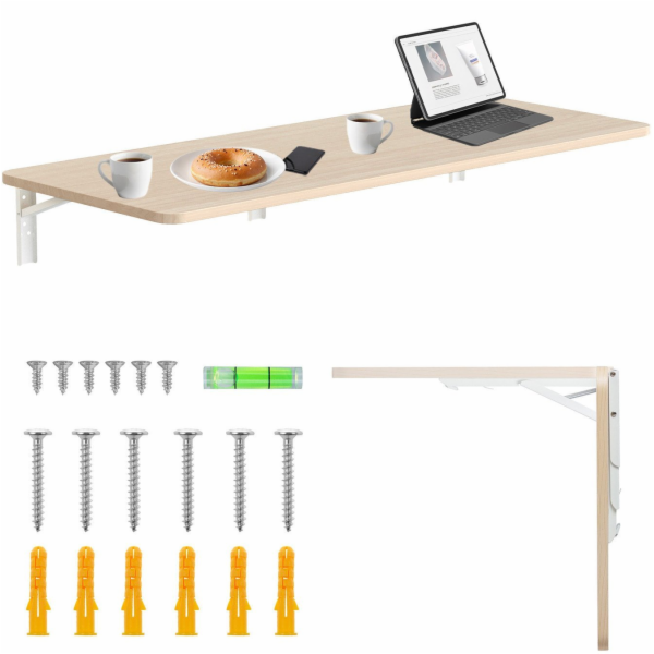 Maclean Skládací police 100x40cm MC-128 WD
