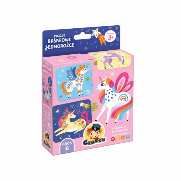 CzuCzu Puzzle - Pohádkoví jednorožci