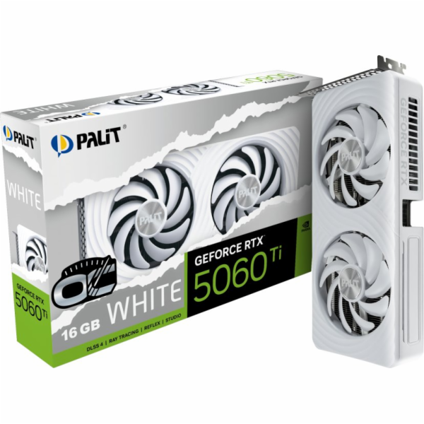 Palit Grafická karta GeForce RTX 5060 TI WHITE OC 16GB GD...