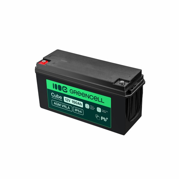 Green Cell AGM VRLA IP54 12V 150Ah baterie pro karavany, ...