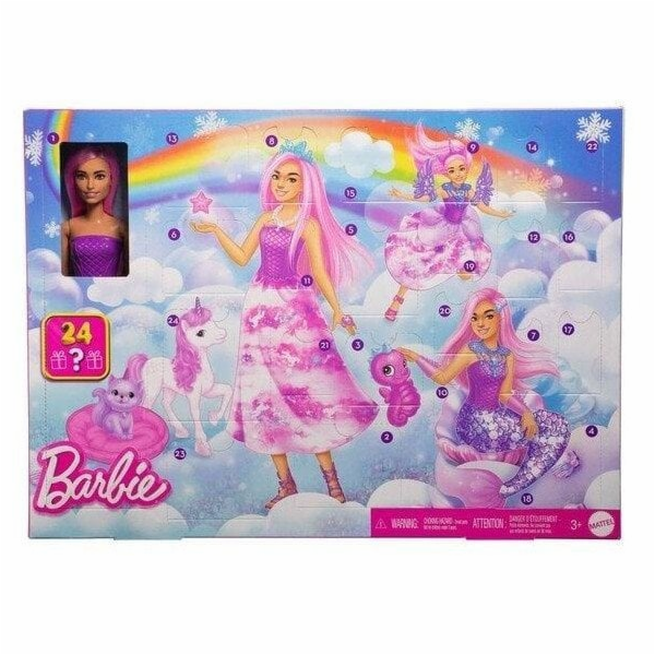 Mattel Adventní kalendář Barbie 2025