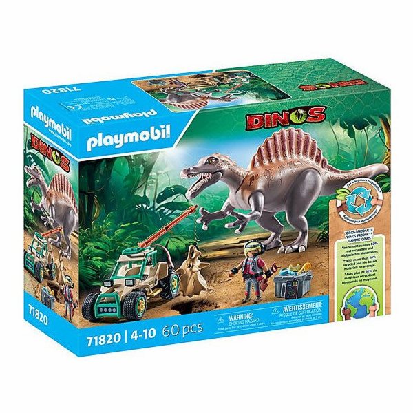 Playmobil Sada figurek Dinosaurus 71820 Útok Spinosaura