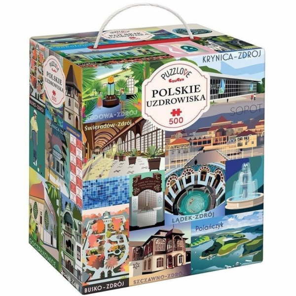 CzuCzu Puzzlove Puzzle Polské lázně 500 dílků