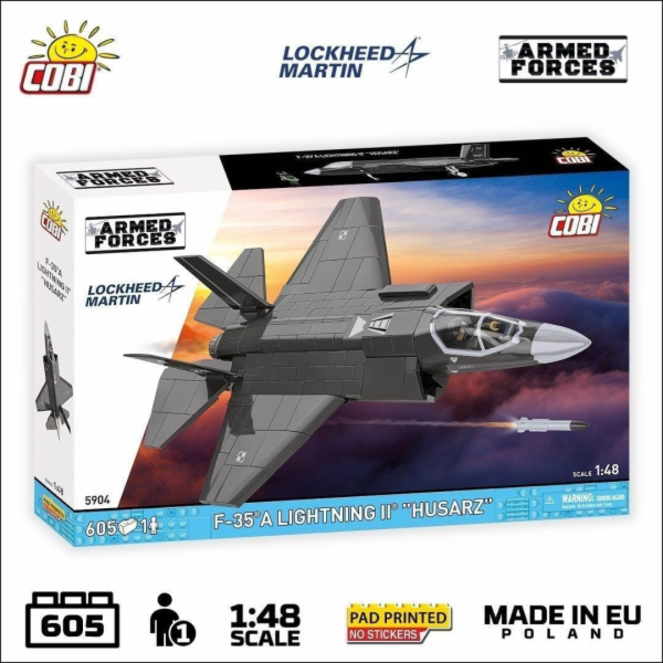 Cobi Klocki Stavebnice F-35A Lightning II, 605 dílků