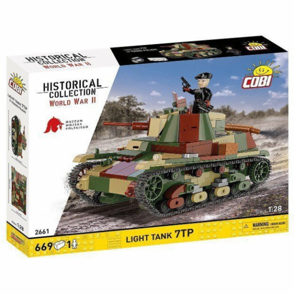 Cobi Klocki Lehký tank 7TP bloky 669 dílků