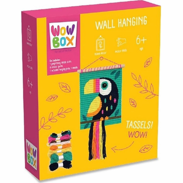 Tm Toys Kreativní sada WOW BOX s makramé tukanem