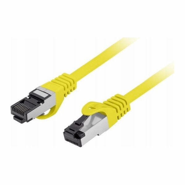 Lanberg Patchcord cat.8.1 S/FTP LSZH CU 3m žlutý, fleke s...
