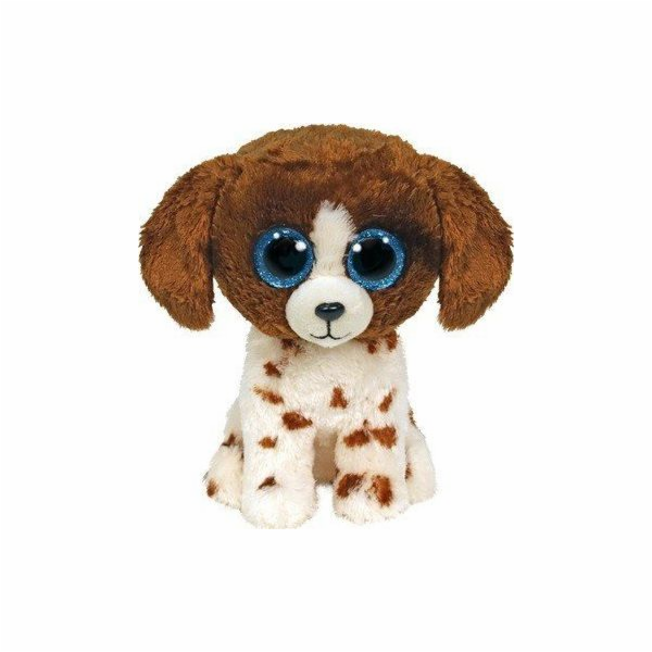 Meteor Plyšový pejsek Ty Beanie Boos hnědý a bílý - Muddl...
