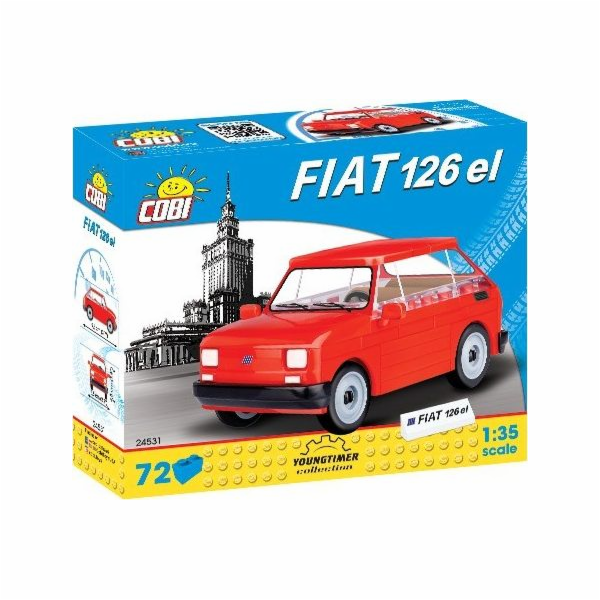 Cobi Klocki Youngtimer Collection Fiat 126p el bloky