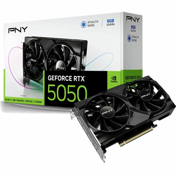 PNY Grafická karta GeForce RTX 5050 8GB 2F VCG50508DFXPB1