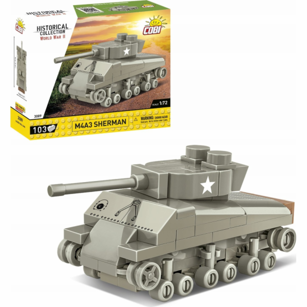 Cobi Klocki Historická sbírka bloků M4A3 Sherman