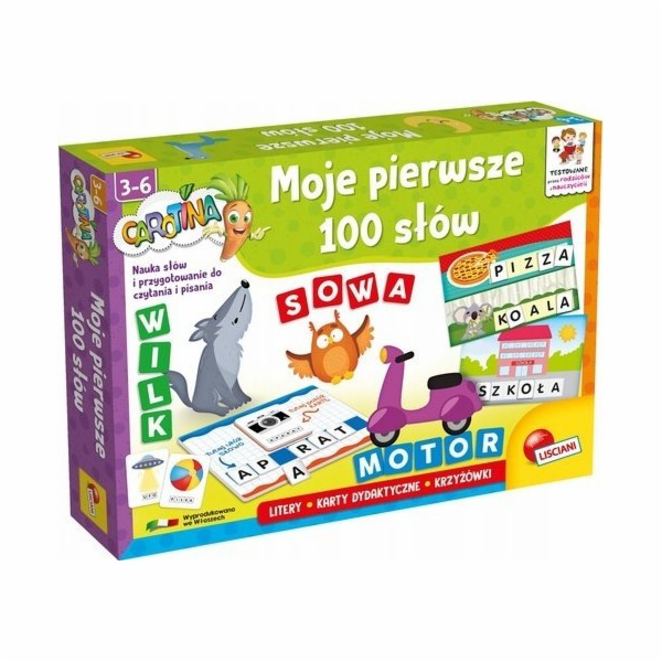 Lisciani Vzdělávací sada Carotina Mých prvních 100 slov