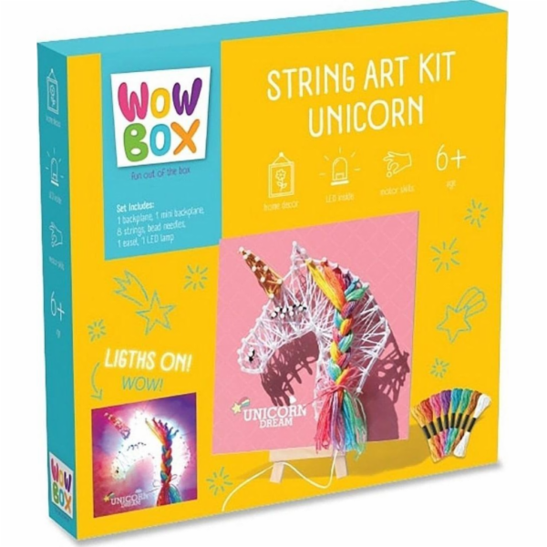 Tm Toys Kreativní sada s jednorožcem a string artem